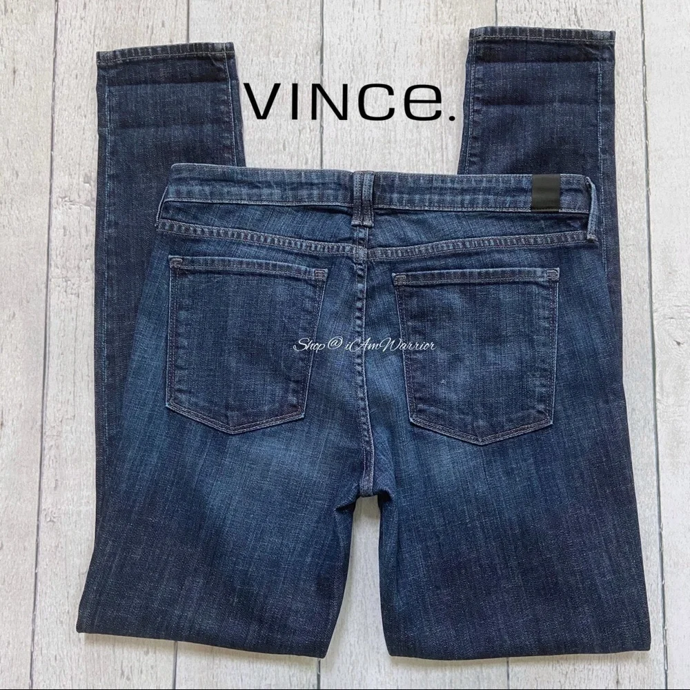 Vince Dylan dark wash skinny jeans *shop@iamwarrior